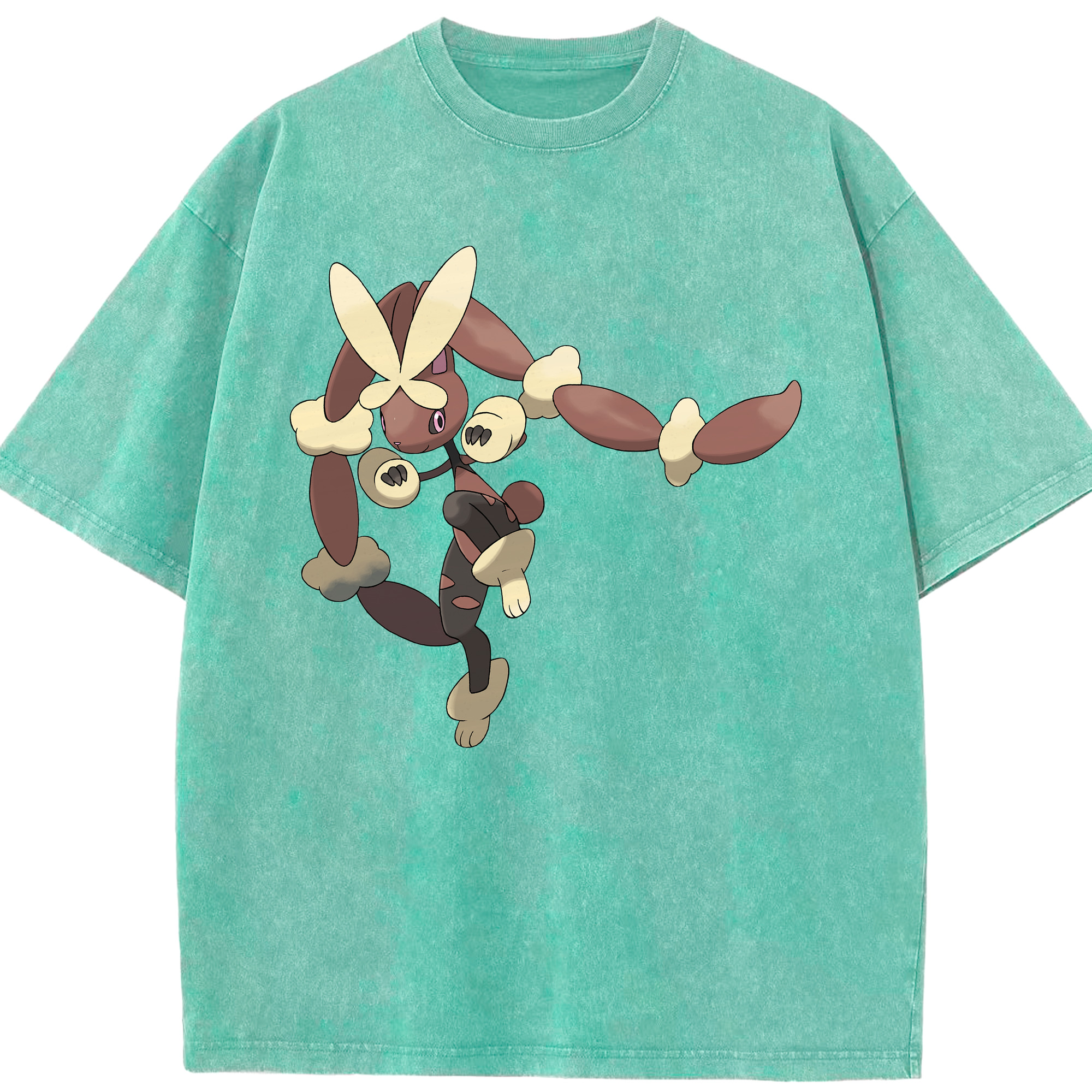 （画像用） ポケットモンスター Pokémon 綿100% ヴィンテージ風 半袖Tシャツ（フロントプリント）